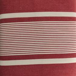 Moda Fabrics Midwinter Reds Wovens, Tessuto Tinto in Filo Senape con Righe Rosse Moda Fabrics - 1