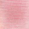 Moda Fabrics, Tessuto Fondo Rosso Chiaro con Sottile righe Bianche