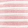 Moda Fabrics, Tessuto Rosso Pallido con tripla riga Bianche