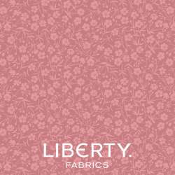 August Meadow Rosehip Pink, tessuto rosa Rosa Canina tono su tono - Liberty Quilting Liberty Fabrics - 1