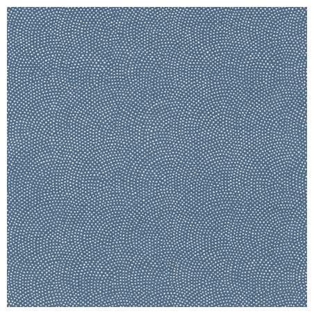 Sevenberry Kasuri Denim, Tessuto Blu Jeans con pois a onda - Robert Kaufman Robert Kaufman - 1