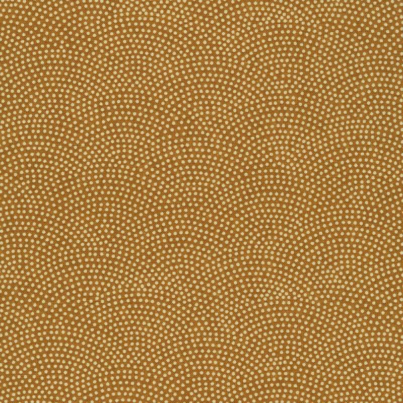 Sevenberry Kasuri Gold, Tessuto Giallo Oro con pois a onda - Robert Kaufman Robert Kaufman - 1