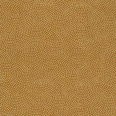 Sevenberry Kasuri Gold, Tessuto Giallo Oro con pois a onda - Robert Kaufman Robert Kaufman - 1