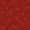 Sevenberry Kasuri Red, Tessuto Rosso con quadrati astratti - Robert Kaufman Robert Kaufman - 1