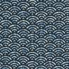 Shibori Blues Navy,  Tessuto giapponese blu marina con onde - Robert Kaufman Robert Kaufman - 1