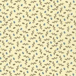 Wild Oats & Honey Sand, tessuto Beige Sabbia con rametti - Robert Kaufman Robert Kaufman - 1