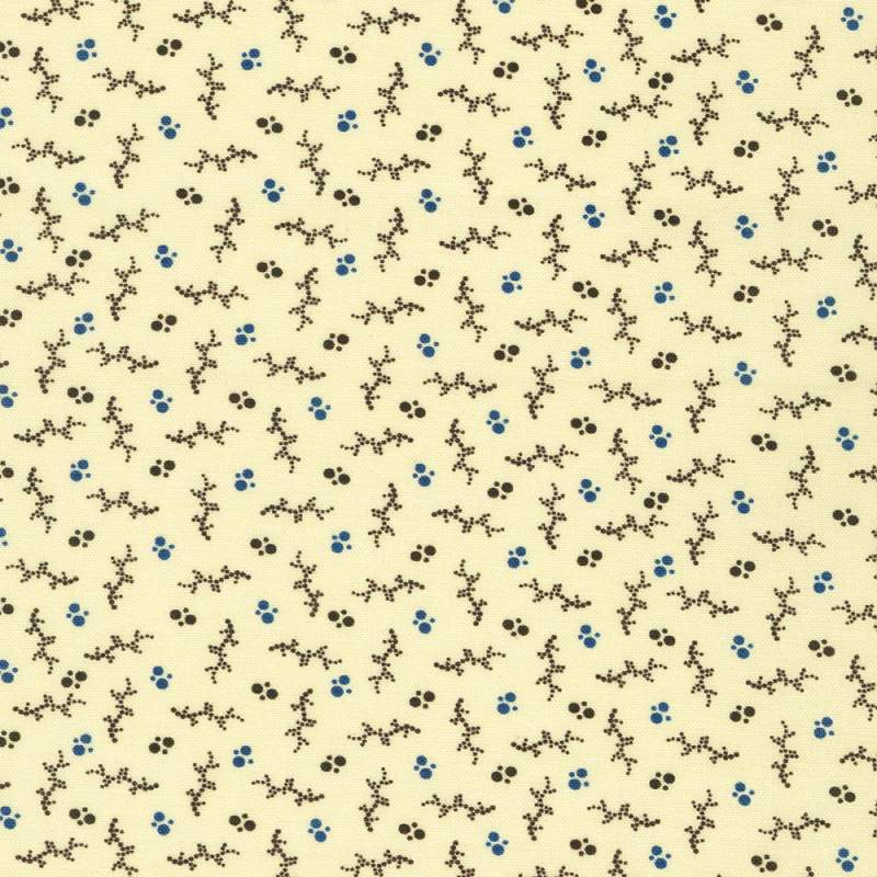 Wild Oats & Honey Sand, tessuto Beige Sabbia con rametti - Robert Kaufman Robert Kaufman - 1