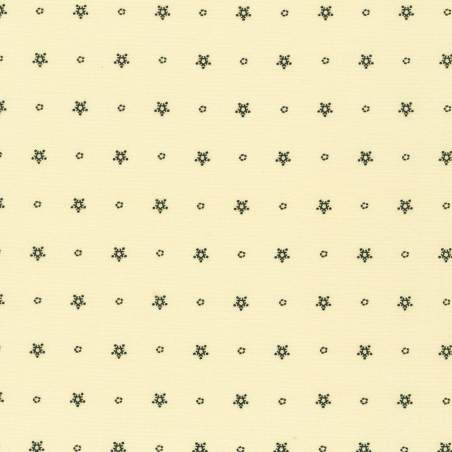 Wild Oats & Honey Wheat, tessuto Beige Grano pois e stelline - Robert Kaufman