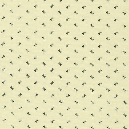 Wild Oats & Honey Straw, tessuto Beige Paglia con pois e linee - Robert Kaufman