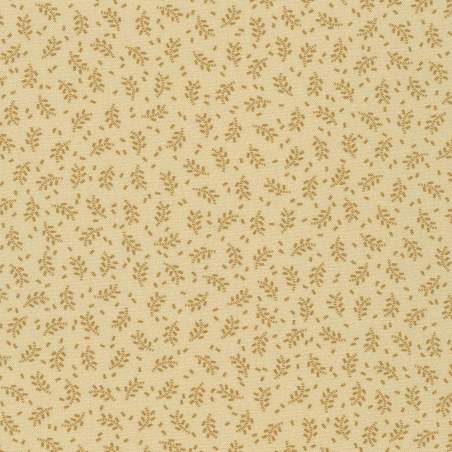 Wild Oats & Honey Mushroom, Tessuto Beige Fungo con rametti - Robert Kaufman