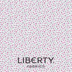 Heirloom Collection 1, Little Buds, tessuto bianco con piccoli boccioli rosa - Liberty Quilting Liberty Fabrics - 1