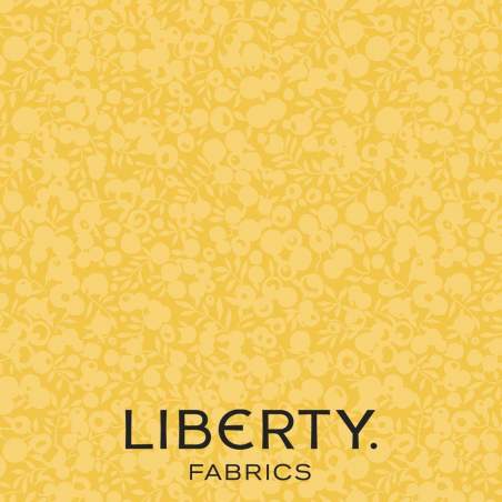 Wiltshire Shadow Custard, tessu Liberty Fabrics - 1