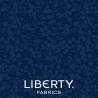Wiltshire Shadow, Midnight Ink, tessuto blu inchiostro tono su tono - Liberty Fabrics