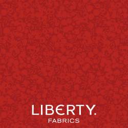 Wiltshire Shadow Ruby, tessuto rosso rubino tono su tono - Liberty Fabrics Liberty Fabrics - 1
