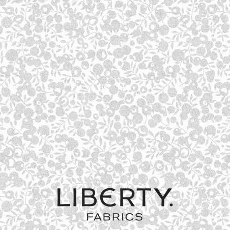 Wiltshire Shadow Silver, Tessuto Argento tono su tono - Liberty Fabrics Liberty Fabrics - 1