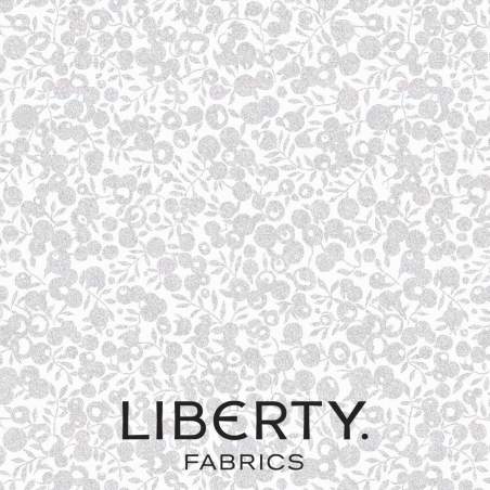 Wiltshire Shadow Silver, Tessuto Argento tono su tono - Liberty Fabrics Liberty Fabrics - 1