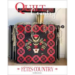 Quilt Country N.68 - Fetes Country, di autori vari Les éditions de Saxe - 1