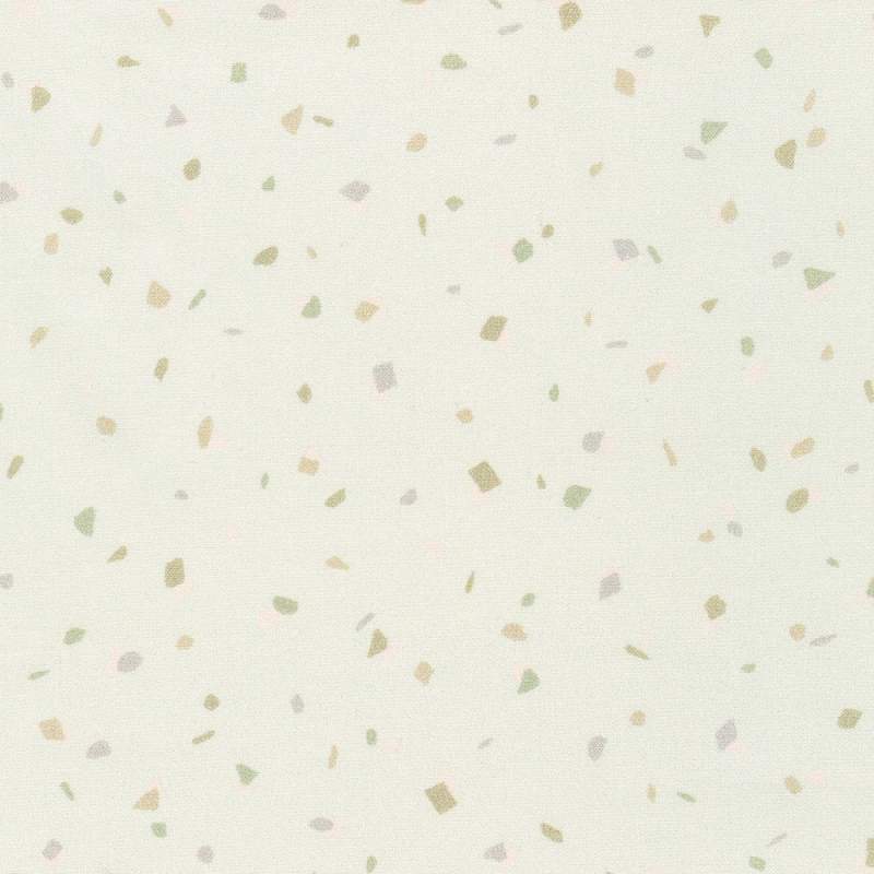 Wishwell: Backdrop Wide Frost, Tessuto Beige Ghiaccio con quadratini e coriandoli - Robert Kaufman Robert Kaufman - 1