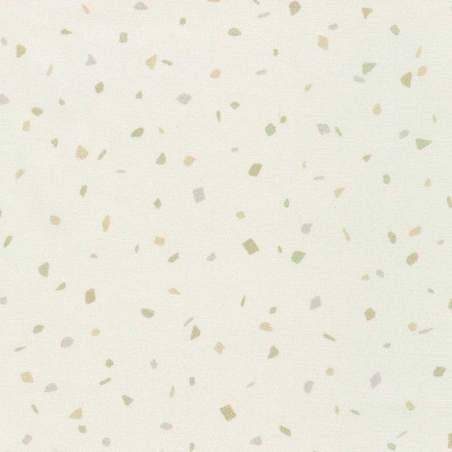 Wishwell: Backdrop Wide Frost, Retro Quilt Colore Beige con quadratini e coriandoli - Robert Kaufman Maywood Studio - 2