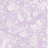 Emily Belle Brights Violet, Tessuto Viola a fiori bianchi - Liberty Fabrics