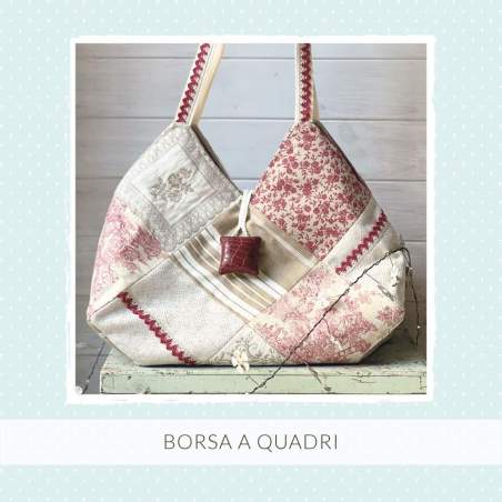 Borsa a Quadri - Cartamodello PDF