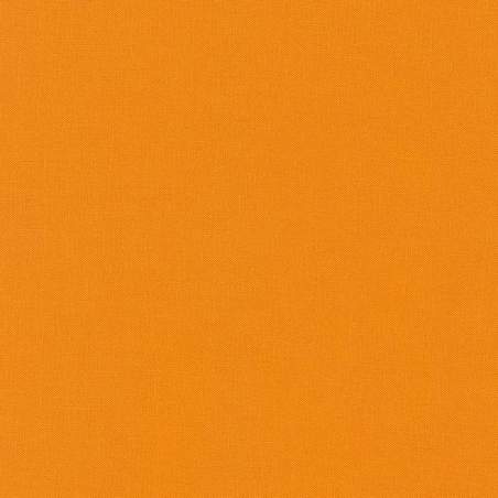 Kona Cotton Saffron, Tessuto Giallo Zafferano Tinta Unita - Robert Kaufman