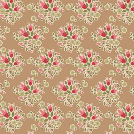 Tilda Creating Memories, Winter Reds and Greens, Lulu Sand Tilda Fabrics - 1