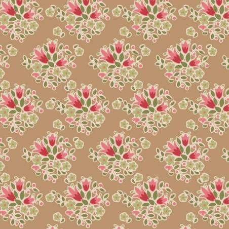 Tilda Creating Memories, Winter Reds and Greens, Lulu Sand Tilda Fabrics - 1