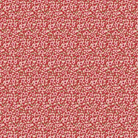 Tilda Creating Memories, Winter Reds and Greens, Brie Red Tilda Fabrics - 1