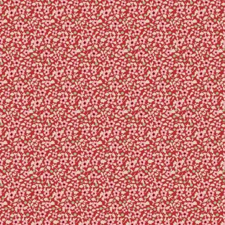Tilda Creating Memories, Winter Reds and Greens, Brie Red Tilda Fabrics - 1