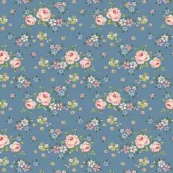Tilda Creating Memories, Summer and Ocean Blues, Gracie Blue Tilda Fabrics - 1