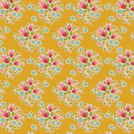 Tilda Creating Memories, Spring & Easter Pastels, Lulu Yellow Tilda Fabrics - 1