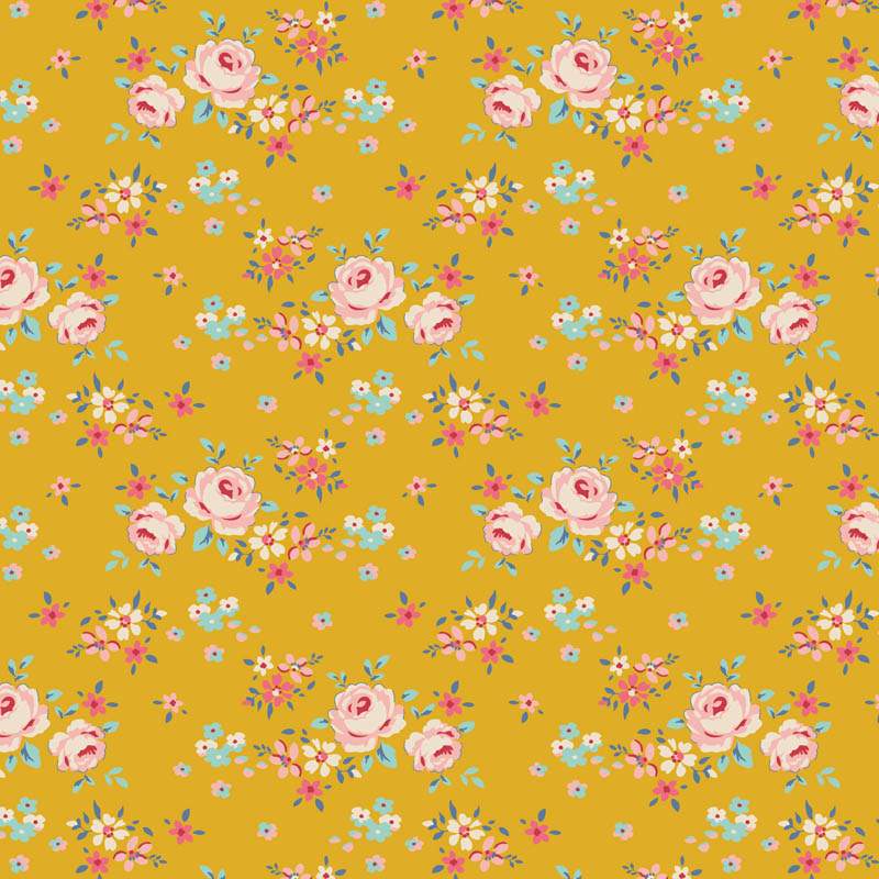 Tilda Creating Memories, Spring & Easter Pastels, Gracie Yellow Tilda Fabrics - 1