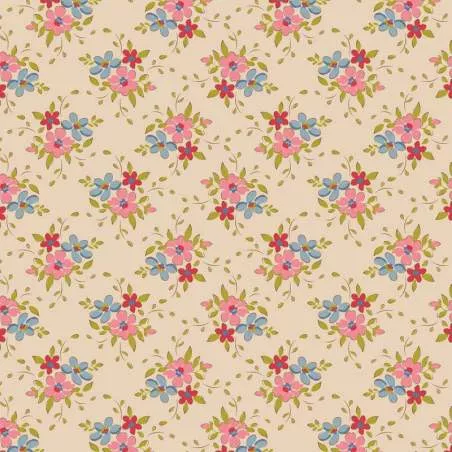 Tilda Creating Memories, Spring & Easter Pastels, Frida Pearl Tilda Fabrics - 1