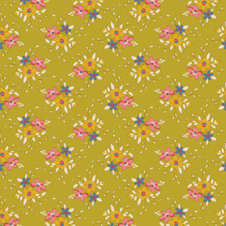 Tilda Creating Memories, Spring & Easter Pastels, Frida Lime Tilda Fabrics - 1