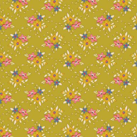 Tilda Creating Memories, Spring & Easter Pastels, Frida Lime Tilda Fabrics - 1