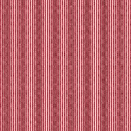 Tilda Creating Memories, Winter Reds and Greens, Tinystripe Red Tilda Fabrics - 1