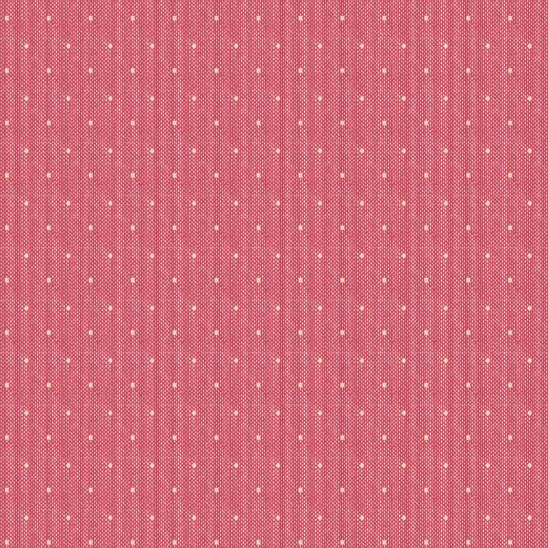 Tilda Creating Memories, Winter Reds and Greens, Tinydot Red Tilda Fabrics - 1