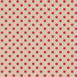 Tilda Creating Memories, Winter Reds and Greens, Polkadot Red Tilda Fabrics - 1