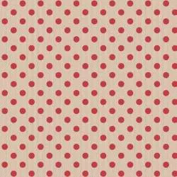 Tilda Creating Memories, Winter Reds and Greens, Polkadot Red Tilda Fabrics - 1
