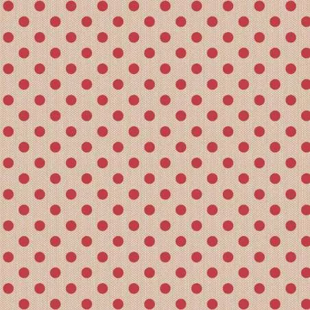 Tilda Creating Memories, Winter Reds and Greens, Polkadot Red Tilda Fabrics - 1