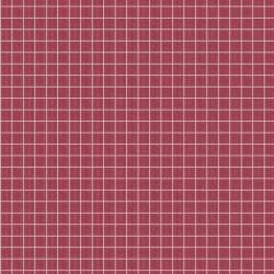 Tilda Creating Memories, Winter Reds and Greens, Plaid Burgundy Tilda Fabrics - 1