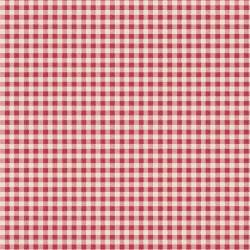 Tilda Creating Memories, Winter Reds and Greens, Gingham Red Tilda Fabrics - 1