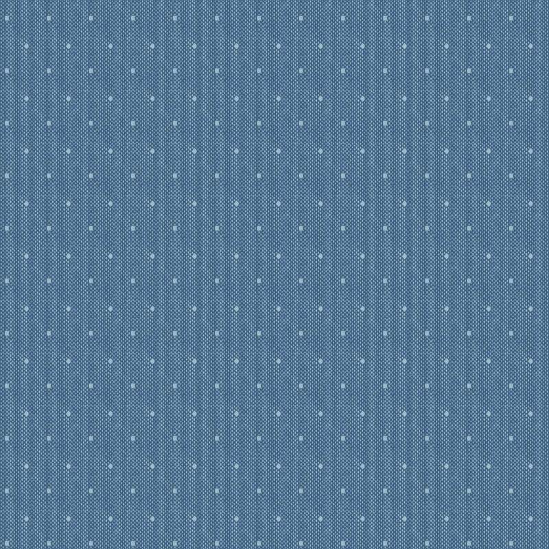 Tilda Creating Memories, Summer and Ocean Blues, Tinydot Blue Tilda Fabrics - 1