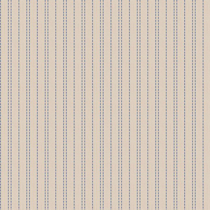 Tilda Creating Memories, Summer and Ocean Blues, Seamstripe Blue Tilda Fabrics - 1