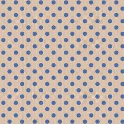 Tilda Creating Memories, Summer and Ocean Blues, Polkadot Blue Tilda Fabrics - 1