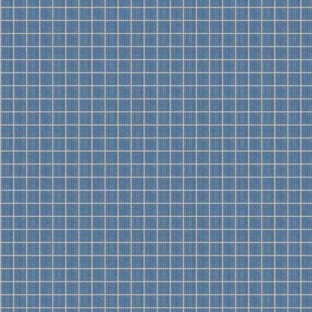 Tilda Creating Memories, Summer and Ocean Blues, Plaid Blue Tilda Fabrics - 1