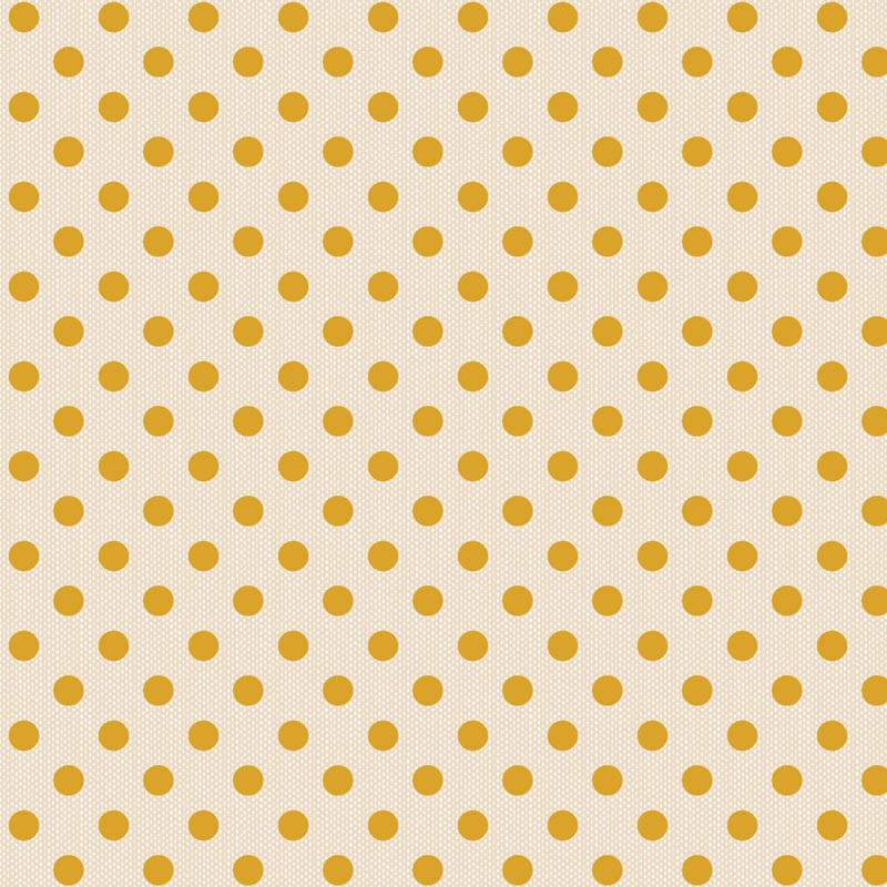 Tilda Creating Memories, Spring & Easter Pastels, Polkadot Yellow Tilda Fabrics - 1
