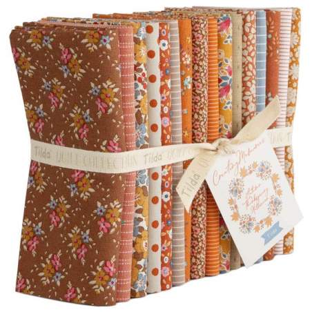 Tilda Creating Memories, Autumn Thanksgiving Halloween, 16 Fat Quarter