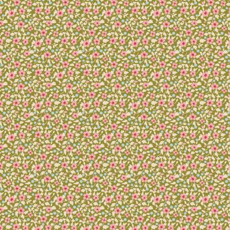 Tilda Creating Memories, Spring & Easter Pastels, Brie Green Tilda Fabrics - 1